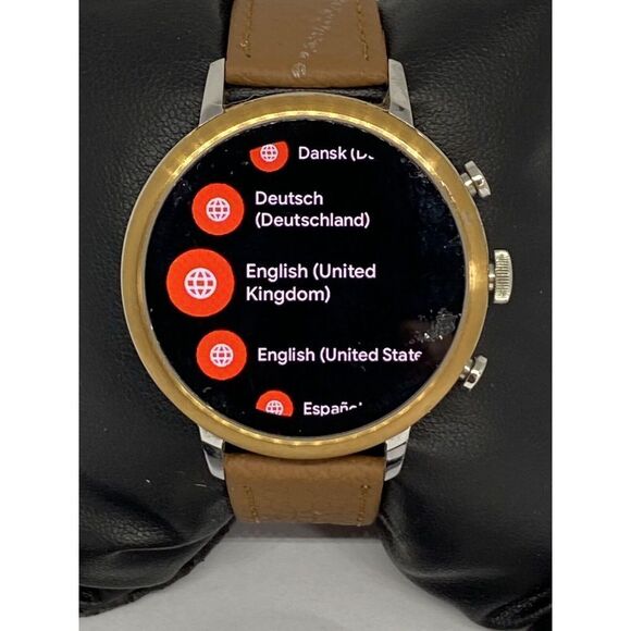 Fossil Gen 4 Authentic Digital Dial Smart Watch Custom Band FTW6016 CO45 - Picture 2 of 12